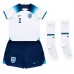 Cheap England Kyle Walker #2 Home Football Kit Children World Cup 2022 Short Sleeve (+ pants)
